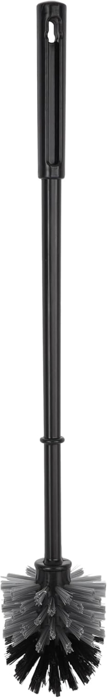 فرشاة تنظيف المرحاض من ديلكاسا مع حامل - DC3670، فرشاة حمام صغيرة الحجم وخفيفة الوزن، مثالية لتنظيف المراحيض ذات الطراز الهندي والغربي.