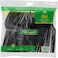 Packwell Plastic HD Fork 50 Pieces, Black Disposable Cutlery