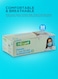 Packwell Disposable Face Masks, 3-Ply, Blue, 50-Pack