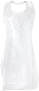 Packwell HD PE Apron Disposable Plastic Apron White 100 Pcs