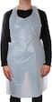 Packwell HD PE Apron Disposable Plastic Apron White 100 Pcs