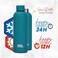 ZeroSpace Stainless Steel Water Bottle, 750ml Insulated Water Bottle for Kids School, Double Wall Water Thermos Flask for Hot &amp; Cold Drinks, Sports Hot Water Bottle (Ocean Blue)