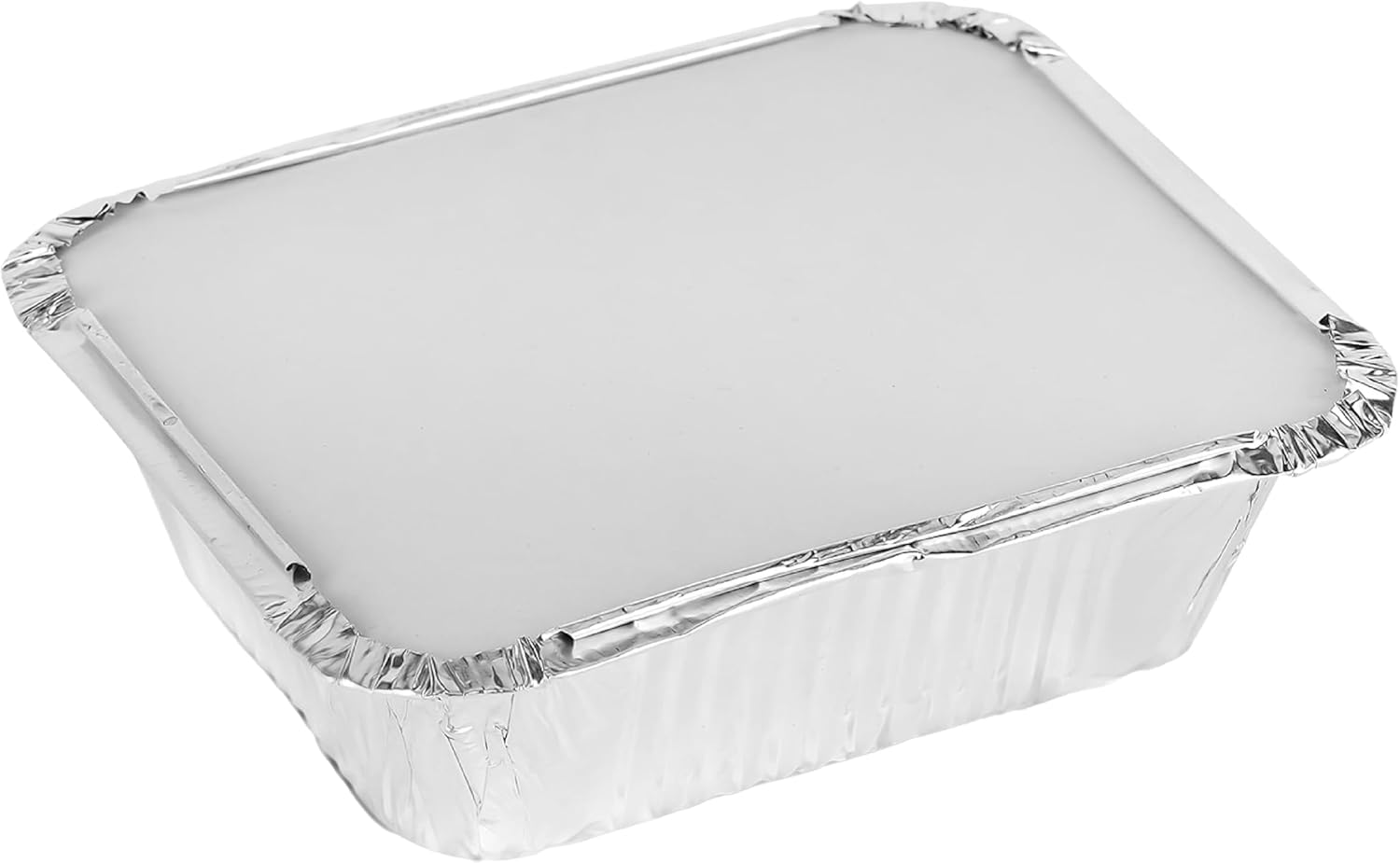 Buy Packwell Aluminum Container With Lid 10 Pcs Pack 8342, 420ml Online ...