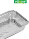 Packwell Aluminum Container With Lid 10 Pcs Pack, 83185, 1850ml