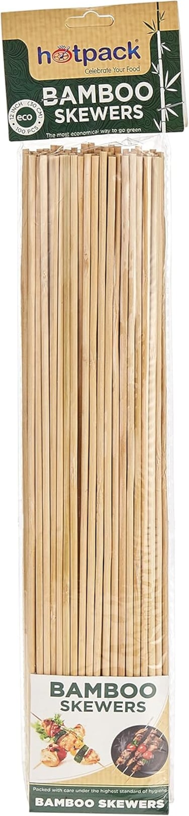 Packwell Bamboo Skewers 16" 100Pcs