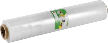 لفة تغليف بلاستيكية شديدة التحمل قابلة للتمدد بوزن 1 كجم من باكويل لتغليف المنصات النقالة والتعبئة والنقل والتغليف - لفة واحدة