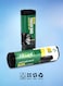 Packwell Garbage Bag 95X115 15Pcs In Each Roll, 2 Roll 30 Pcs Total Trash Bag Waste Cover