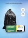 Packwell Garbage Bag 120X140cm 15Pcs In Each Roll 2 Roll Combo Trash Bag 30 Pcs Waste Cover Black 79 Gallons
