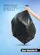 Packwell Garbage Bag 120X140cm 15Pcs In Each Roll 2 Roll Combo Trash Bag 30 Pcs Waste Cover Black 79 Gallons