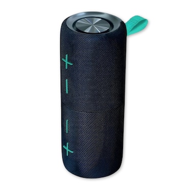 مكبر صوت بلوتوث قابل للفصل بقوة 20 وات مع صوت قوي، قابل للتخصيص، مقاوم للماء، رائع للاستخدام في الهواء الطلق، وحفلات حمام السباحة، mycandy WBS-B150 - أسود