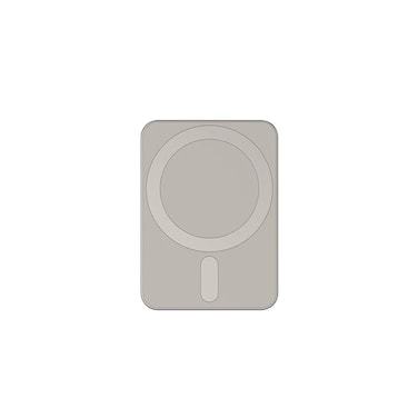 MYCANDY PB-D250M Mini MagPower Powerbank &ndash; 5,000 mAh   15W Wireless Charging   Portable   Fast Charge   Titanium