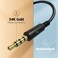 OneOdio 3.5mm Jack Audio Cable with Mic &amp; On/Off Switch - Compatible with Pro Wired Headphones Pro 10/30/50, PC, Computer, Phone, Notebook.(3.9ft)