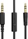 OneOdio 3.5mm Jack Audio Cable with Mic &amp; On/Off Switch - Compatible with Pro Wired Headphones Pro 10/30/50, PC, Computer, Phone, Notebook.(3.9ft)