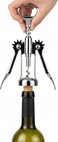 Wing Corkscrew Wine &amp; Beer Opener &ndash; 2-in-1 Stainless Steel Corkscrew with Ergonomic Wings for Smooth Wine &amp; Beer Opening