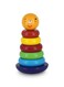 Rainbow Tower Tumbler Wooden Stacking Rings &ndash; Educational Toy for Kids 0-3 Years
