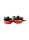 8-Piece Multipurpose Non-Stick Cookware Set – Pots & Pans with Comfort Grip Handles