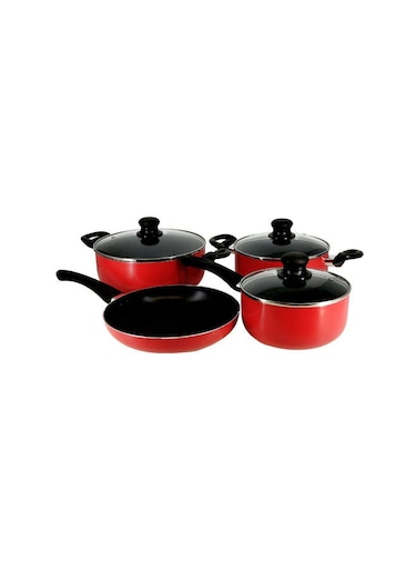 8-Piece Multipurpose Non-Stick Cookware Set – Pots & Pans with Comfort Grip Handles