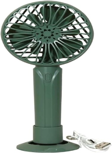 Portable Handheld Fan Personal Portable Mini fan with 3 speeds and USB Rechargable Used in Indoor,outdoor,Office and Travelling Easty to Use  Personal Fan Desk Fan