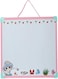 Double Sided Hanging Erasable Writing Board for kids And Adult Educational Toy Child Chalk Writing Board and White Board Presentation Board Easel-style Dry Erase BoardS Drawing Board