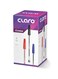 CROMA Premium 0.6mm Ballpoint Pens – Fine Tip, Quick-Dry Blue Ink, Pack of 50 (Non-Toxic)