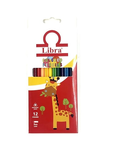 Coloured Pencils &ndash; 12-Pack, 0.30mm Fine Lead, Smooth &amp; Easy Colouring for All Ages