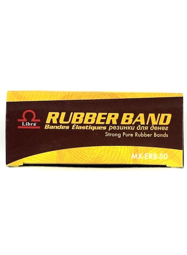 Rubber Bands Size 16 &ndash; 50g Box, Strong &amp; Flexible Bands for Office, School &amp; Home Use