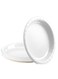 Plastic Party Plates &ndash; Durable Disposable Plates for Events, Picnics &amp; Celebrations