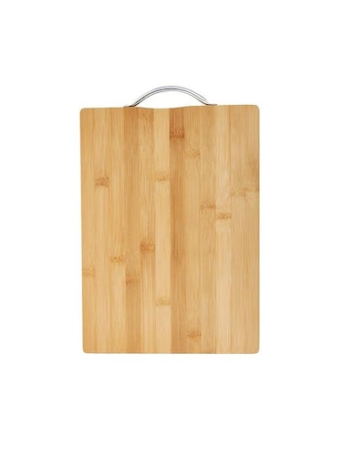 Bamboo Cutting Board 36x26 cm &ndash; Eco-Friendly Wooden Chopping Board with Handle for Kitchen Use