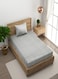2-Piece Single Polyester Bedsheet Set – Soft, Durable with 1 Pillow Case & 1 Bedsheet