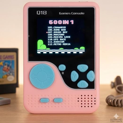nonfood_generic Nonfood_generic Q18 Portable Mini Handheld Retro Game Console 2.4 inch