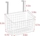 Multifunctional Storage Basket Kitchen Storage Rack Over The Cabinet Door Wire Storage Basket-(White OR Black)