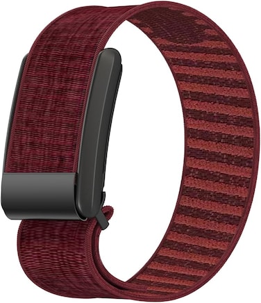 SPECTON Nylon Sport Replacement Band Compatible with Whoop 4.0 Band, Soft and Comfortable Replacement Strap -Red