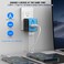 SAUNORCH Universal International Power Travel Plug Adapter, 5 in 1 European Travel Plug Adapter W/ 3.5A 2xUSB-A and 2xUSB C Wall Charger and Worldwide AC Outlet for Europe USA UK AUS Asia
