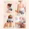 ECVV Trapezius Massage Shawl, Neck and Back Massager, Electric Hot Kneading Massage Shoulder and Neck, 6D Massager Soothing Full Shoulder and Neck
