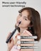 MySmile DY156 Electric Toothbrush for Adults, Rechargeable Sonic Battery Toothbrush Portable with 3 Brush Heads, 2 Mins 5 Modes Smart Timer, 45000VPM, One Charge for 60 Days (Black, M)