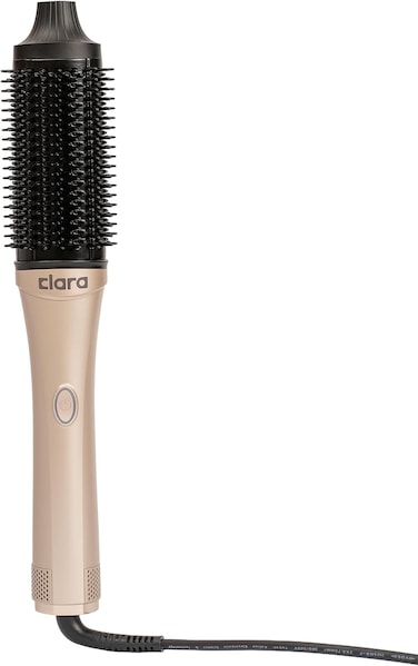Clara AirGlow Styling Brush &ndash; Professional Hot Air Brush for Smooth &amp; Frizz-Free Styling &ndash; Advanced BLDC Motor &ndash; 560W Medium Barrel &ndash; Dual Voltage 100&ndash;240V