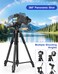 Tripod for Camera, 170cm Aluminum Camera Tripod, Professional Tripod Stand for Camera &amp; DSLR &amp; Phone, Heavy Duty Tripod for Video Recording &amp; Photography &amp; TikTok with Remote and Carry Bag
