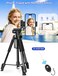 Tripod for Camera, 170cm Aluminum Camera Tripod, Professional Tripod Stand for Camera &amp; DSLR &amp; Phone, Heavy Duty Tripod for Video Recording &amp; Photography &amp; TikTok with Remote and Carry Bag
