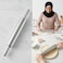 Stainless Steel Rolling Pin &ndash; Lightweight, Professional Dough Roller, Non-Stick &amp; Keeps Dough Cool, Ideal for Baking, Fondant, Pie Crust, Pizza &amp; Cookies
