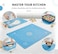 Silicone Baking Mat for Rolling Pastry Dough Food Grade Silicone Non-stick and Non-Slip Sheet Baking Supplies for Bake Pizza Cake
