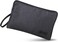 Mens Clutch Purse Handbags Synthetic Oxford fabric Bags with Wrist Strap Zip Closure 7.9 Inch for Business Travel Work-M Grey
