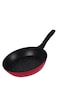 Cookline Forged Nonstick Fry Pan   Induction Base   24 cm   Red