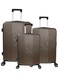 EAGLE EXPRESS RAMBLE ABS HARD TROLLEY 20,24,28 inch 3 Piece Set BROWN