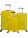 EAGLE EXPRESS AURA ABS HARD TROLLEY 20,24,28 inch 3 Piece Set YELLOW
