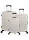 EAGLE EXPRESS ELYSIUM ABS HARD TROLLEY 20,24,28 inch 3 Piece Set WHITE