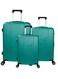 EAGLE EXPRESS PATRON ABS HARD TROLLEY 20,24,28 inch 3 Piece Set AQUA MARIN