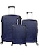 EAGLE EXPRESS PROTECTOR ABS HARD TROLLEY 20,24,28 inch 3 Piece Set NAVY BLUE