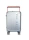 TOM CRUISER Wider Hard Trolley 20 Inch Silver - Premium &amp; Durable Luggage for Travel