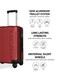 TOM CRUISER Jet Setter Hard Trolley 20 Inch Red - Stylish &amp; Durable Travel Luggage
