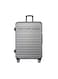 TOM CRUISER Premier Smart Scale Hard Trolley 20 Inch Silver - Advanced &amp; Durable Travel Luggage